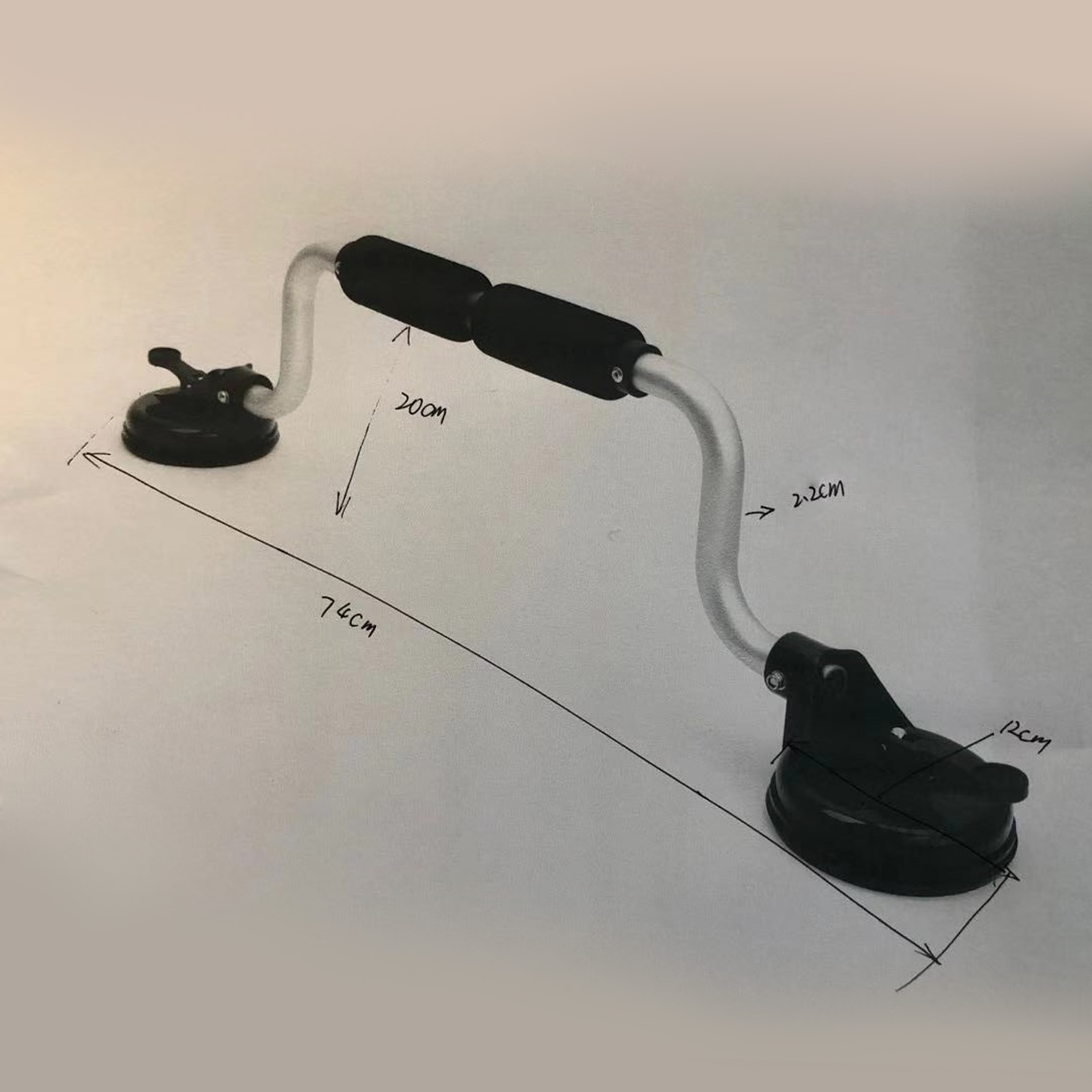 Kajak Träger Universal- Kajak Rolle Surfbrett Stiefel Drücker Auto Gestell Saugnapf Ski Paddleboard Snowboard Träger Aluminium