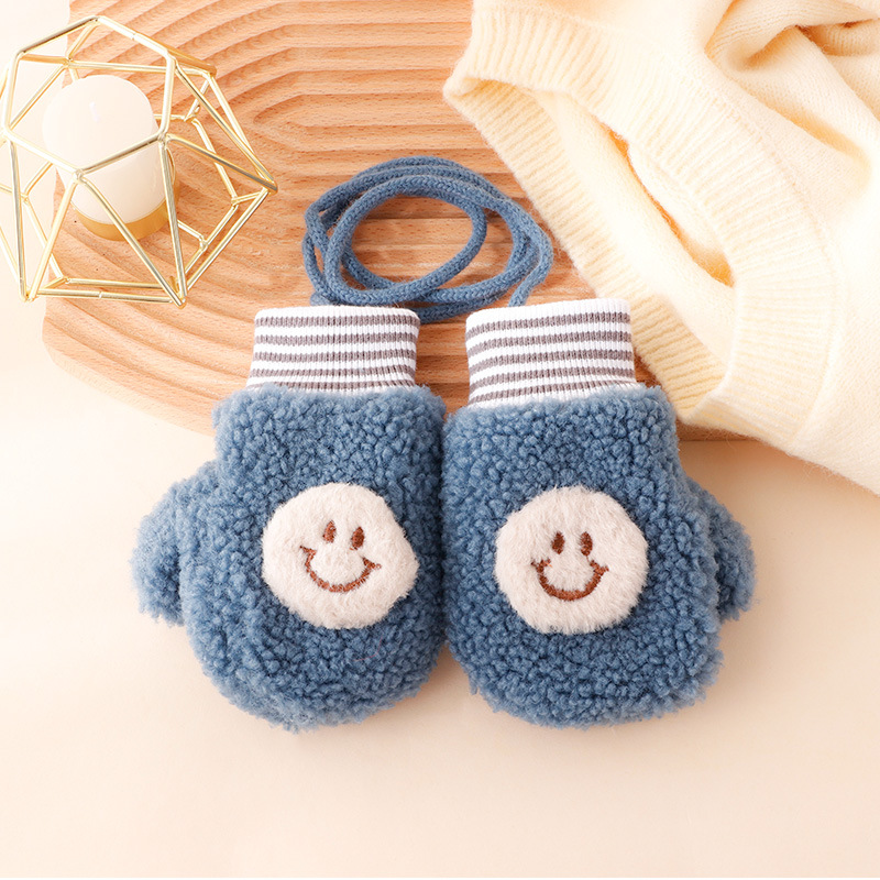 Warmom Karikatur Baby Fäustlinge Winter Warme freundlicher Baby Mädchen Handschuhe Acryl freundlicher Kleinkind Handschuh Handschoen Winter Handschuhe freundlicher 1-3Y