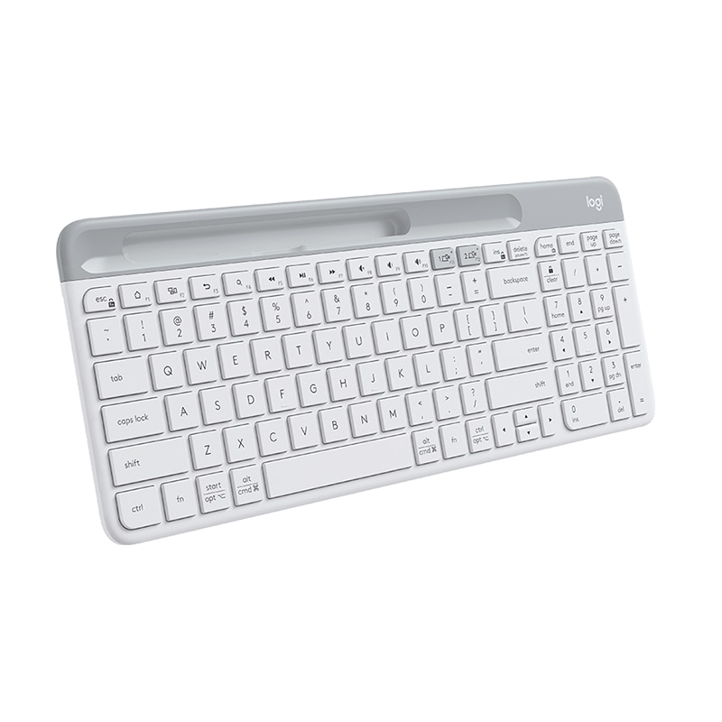 Logitech K580 2.4G clavier sans fil Ultra-mince Bluetooth claviers de bureau unifiant double multi-appareil pour tablette d'ordinateur