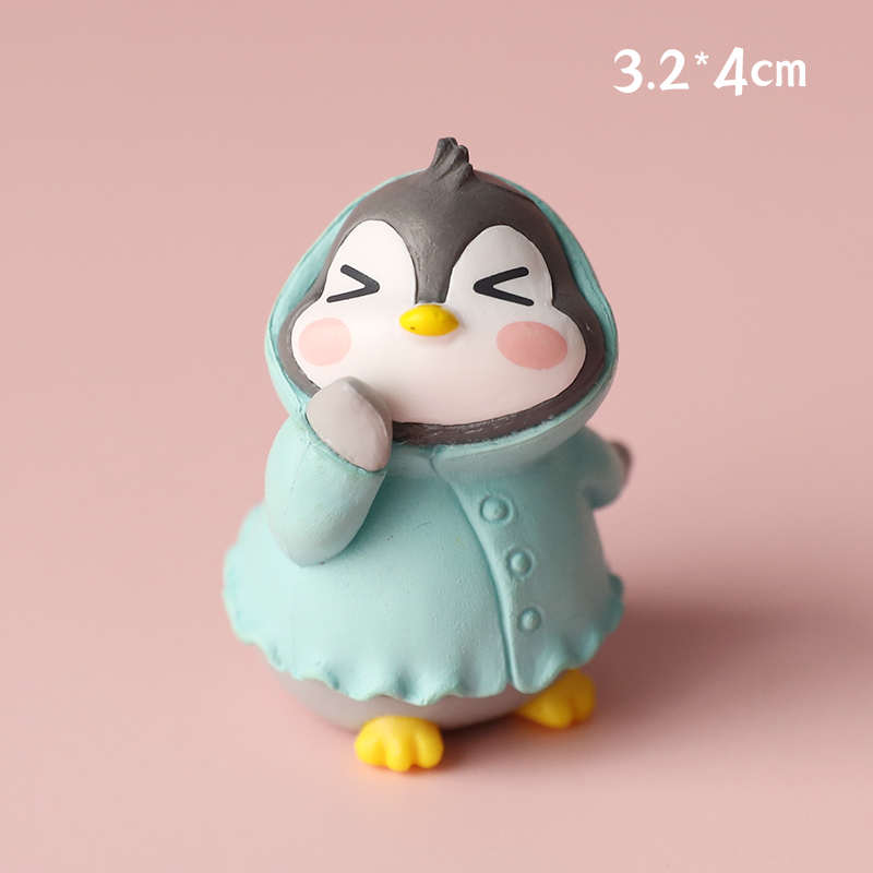 Décoration de gâteau joyeux anniversaire, chapeau de pingouin, flocon de neige, Igloo, Cupcake, cuisson, drapeau de fête, décor de gâteau pour réception pour bébé, de noël: Vert menthe