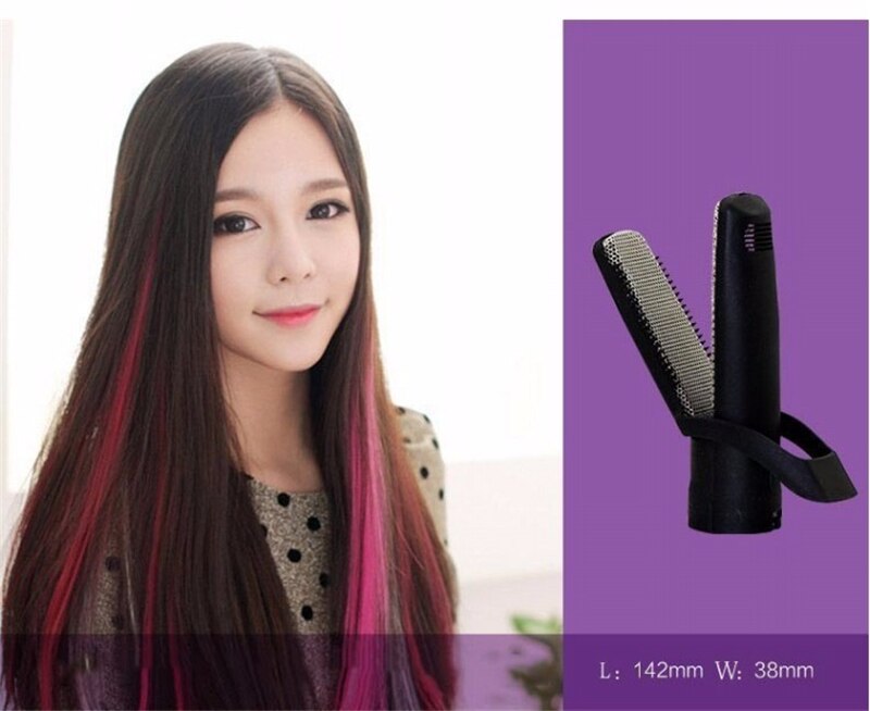 Kemei KM-585 7in1 Hair Dryers Multifunction Hair Curler Portable and Cold Curler Wand Straightener Iron Styling Tool