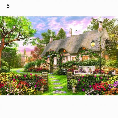 Puzzle pour enfants et adultes, 1000 pièces, cerf, chat, Animal, paon, paysage, jeu, jouet,: 6