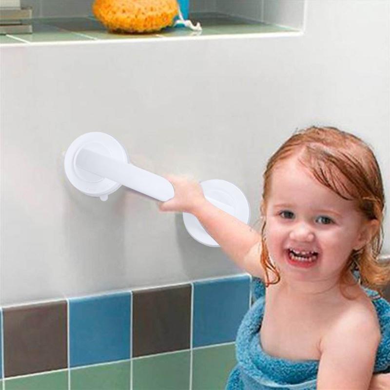 Kop håndliste til glasdør badeværelse sugekop gelænder håndtag badeværelse sikkerhed hjælper med at håndtere fri installation sug