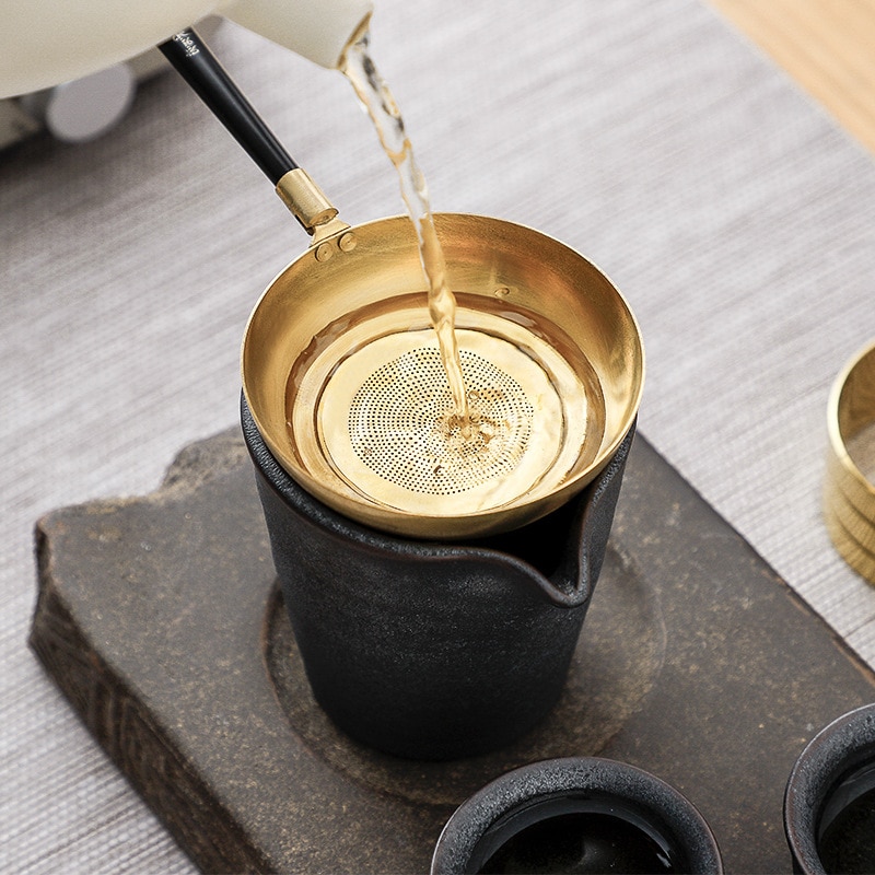 1 Piece Reusable Mesh Tea Strainer Kitchen Funnel Drinkware Filter Household Teapot Spice Leak Infuser