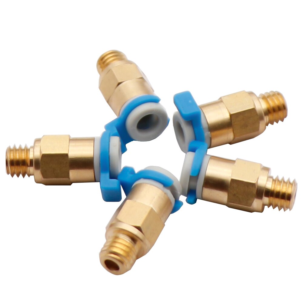 1pc bowden estrusore One-touch Pneumatico raccordi comune 4*2 millimetri tubo KJH 04M6 Con il catenaccio per 1.75 millimetri creality cr10 Ender3 3D stampante