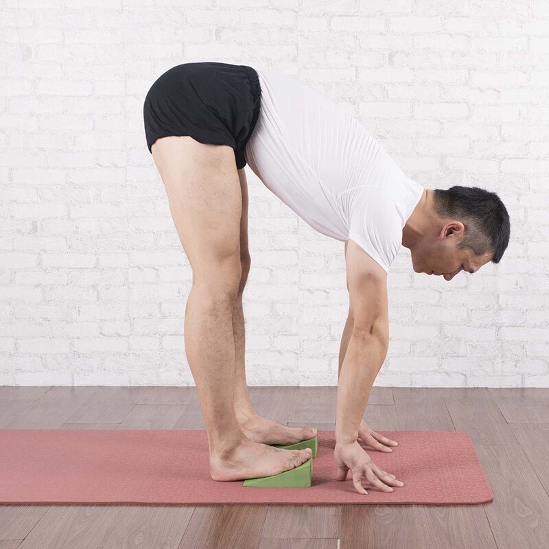 Planche inclinée en mousse de Yoga, brique en bois, équipement de Fitness, accessoires