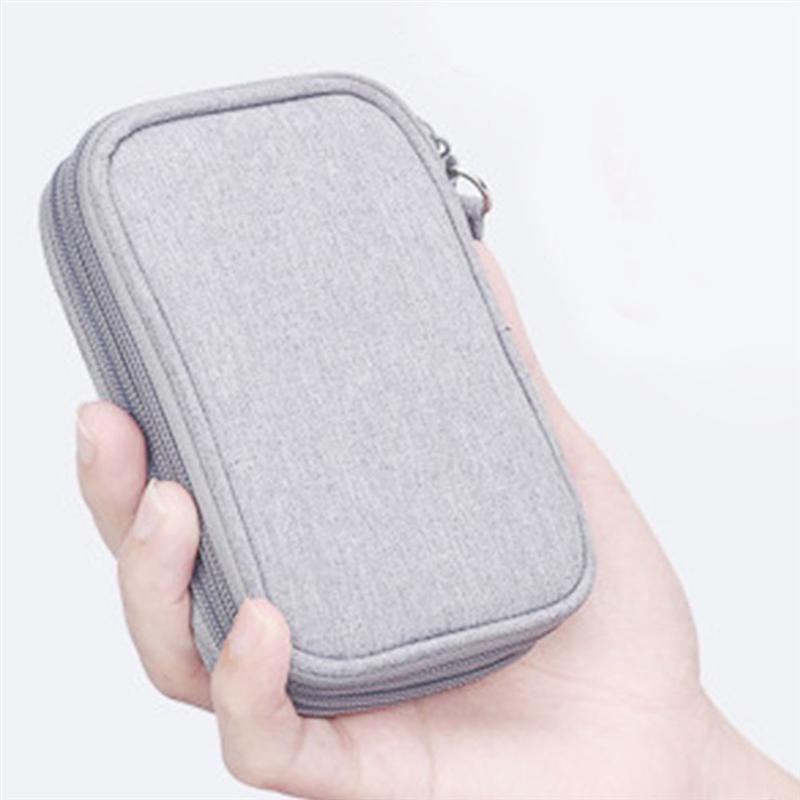 1 pc multiuso fone de ouvido recipiente saco de armazenamento do telefone móvel