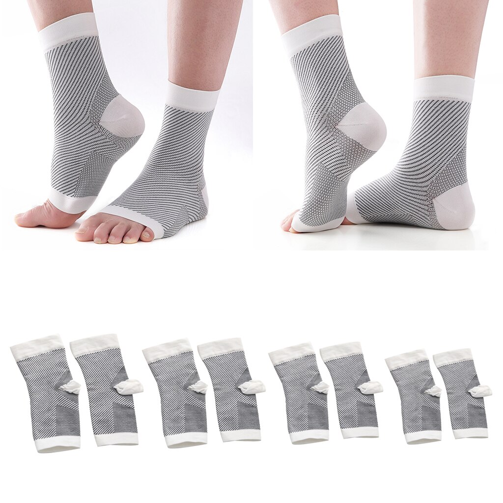 1 Pair of Plantar Fasciitis Socks Ankle Bandage Sleeve Relief
