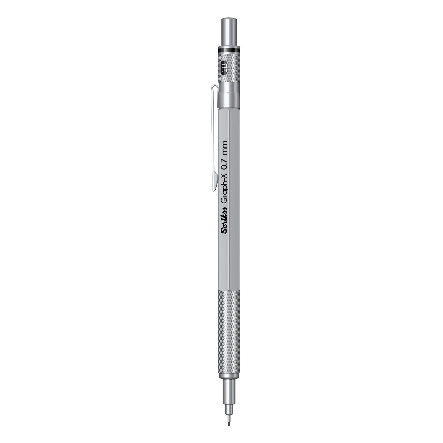 Scrikss Graph-X Metal Mechanical Pencil 0.7mm-0.5mm Drawing Writing Activity Pencil Art Student School Office supplies Refills stationery stationary pencils colored pencils: Lead Gray 1 PCS 0.5mm