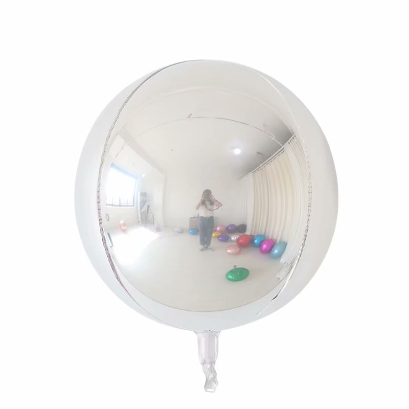 Globo de helio 4D de oro rosa de 22 pulgadas, Globos metálicos de arco iris, decoración de de cumpleaños, boda para niños, Baby Shower, juguete para