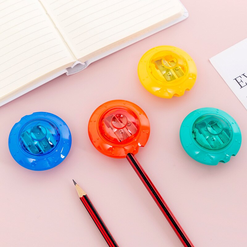 Sacapuntas con forma de diploporo, 12 unidades, Bi Bao, papelería para estudiantes, premios, ,