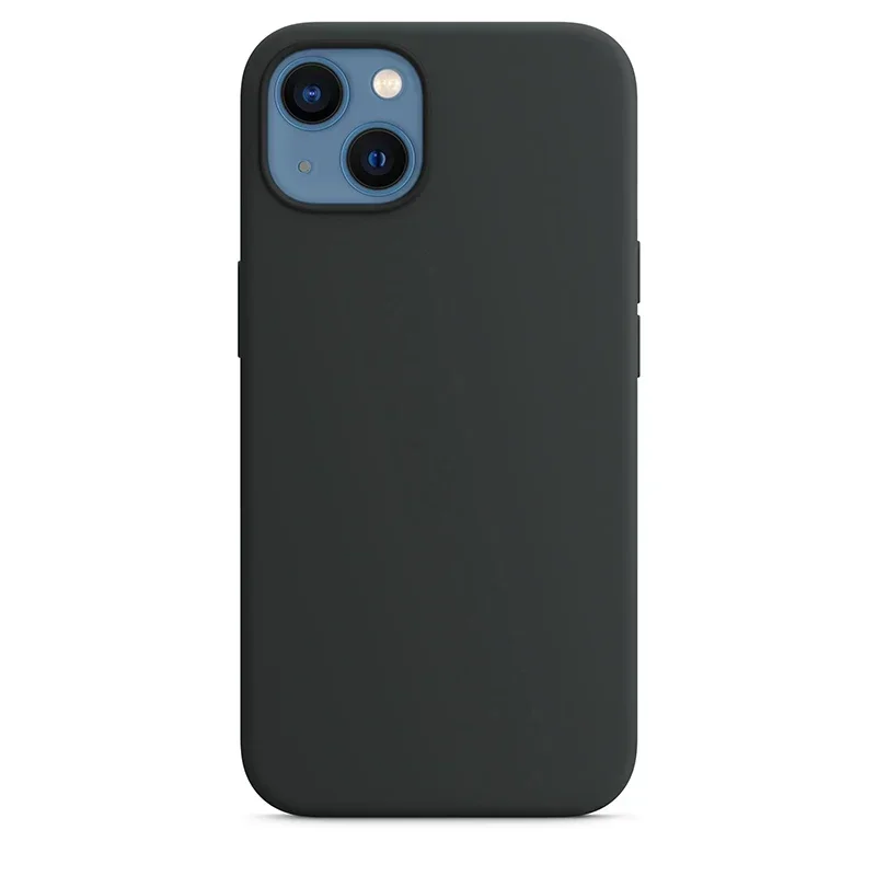 Funda de silicona líquida de animación oficial para iPhone 13 Pro Max 13 Mini con funda Magsafe, funda protectora de carga inalámbrica