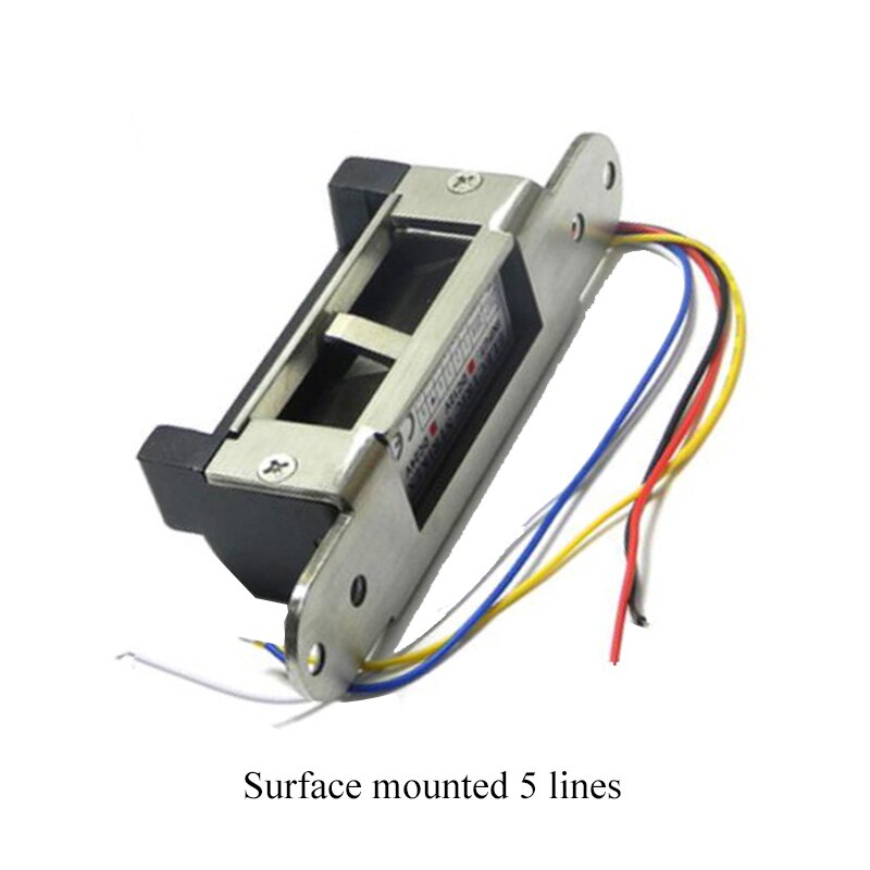 ANSI US Standard DC12V Heavy Duty Electric Strike lock fail safe or fail secure adjustable 400kg holding force: Type B 5 lines