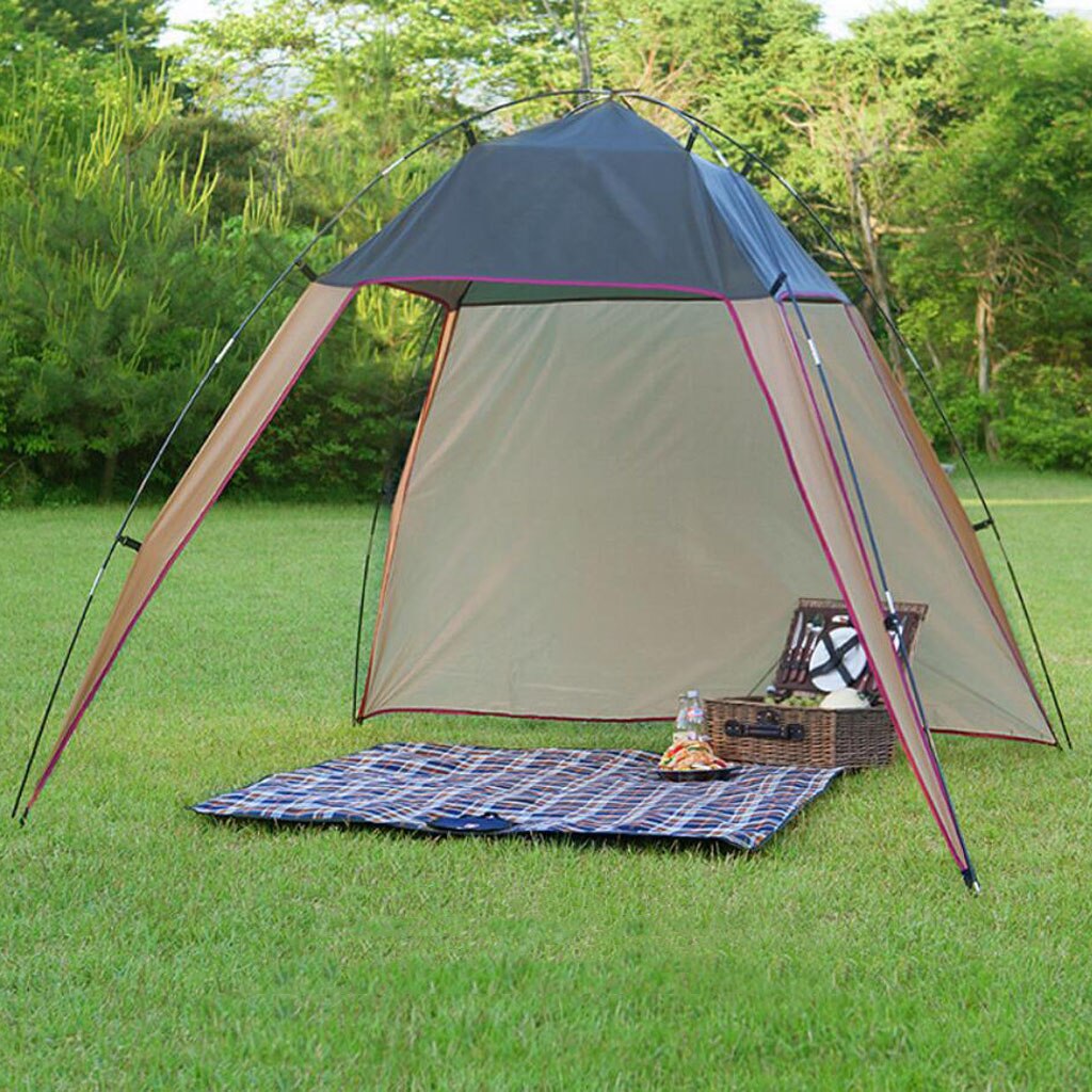 Windproof Outdoor Sun Shade Tent Summer Anti UV Camping Fishing Beach Cabana Canopy Portable
