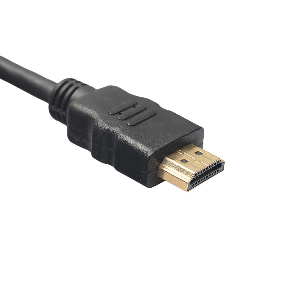 Adaptador 3 en 1 chapado en oro V1.4 HDMI a HDMI Mini HDMI Cable Micro HDMI para Xbox360 para PS3 HDTV 1080P móvil