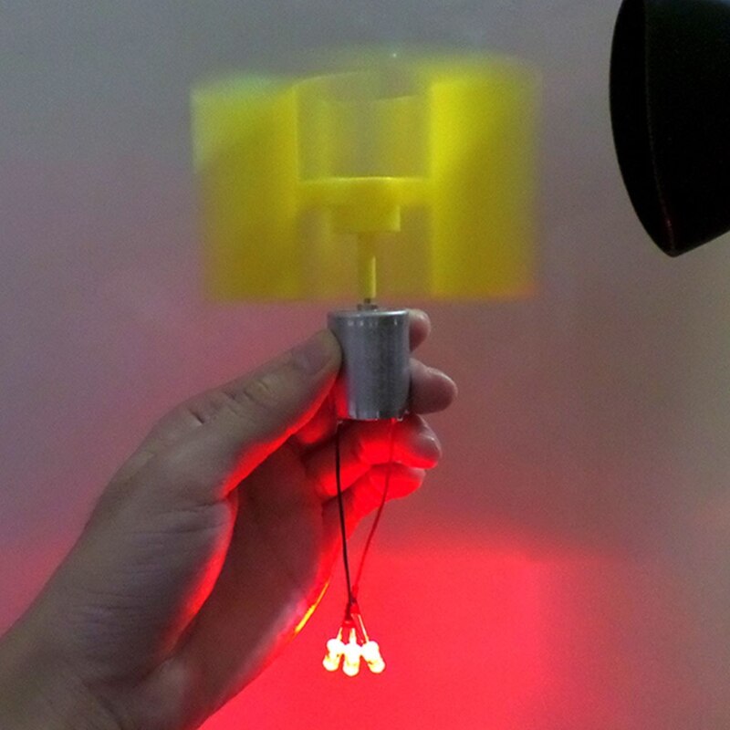 Mini Wind Verticale Turbine Generator Model Voor Onderwijs Fysieke Power Generatie Principe Voor Diy Wetenschap Onderwijs