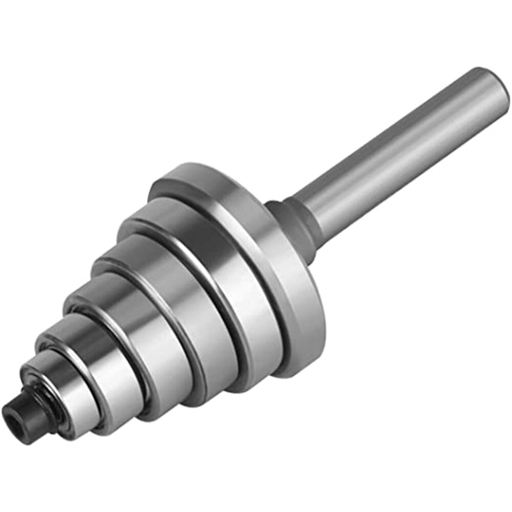 1/4 "Inch Schacht 1-3/8" Hoogte Multi Rabbet Router Bit Set (6 Lagers Meerdere Diepten) verwisselbare En Verstelbare Lager.