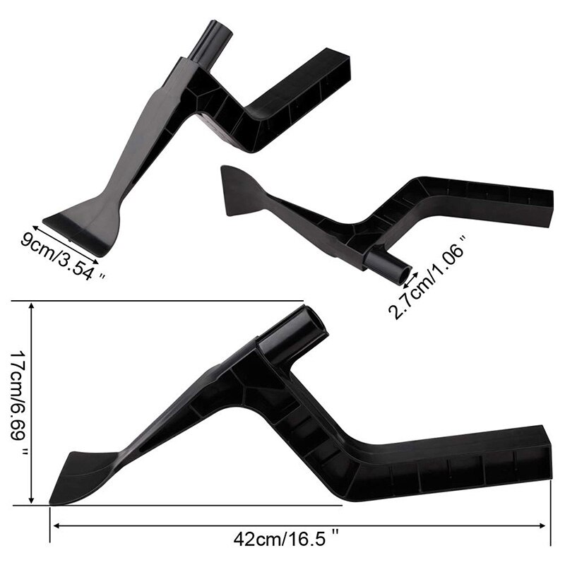Cuillère et pelle de nettoyage de gouttière chaude, outil de nettoyage de gouttières de toit pour jardin, fossé, Villas, maisons de ville