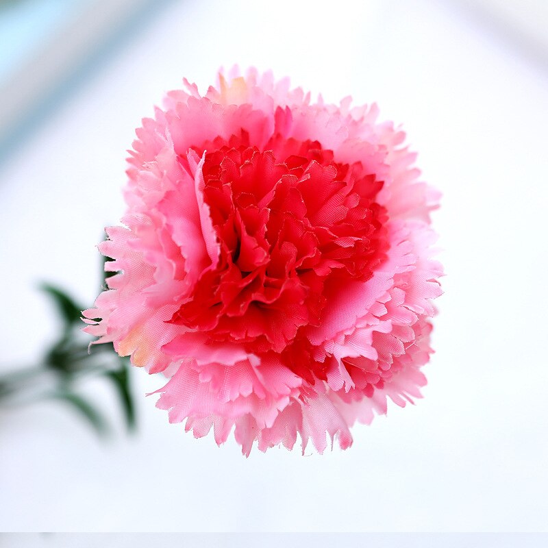 The simulation flower carnation single artificial flower decoration silk flowers on mother's day teacher's day: Deep Sapphire