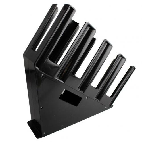 Portable 4 Stacks Paper Cup Lid Holder Dispenser Coffee Drink Cafe Home Buffet Stand Rack For Restaurant Convenience Store Deli: Black