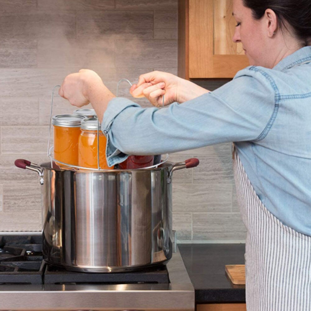 Steamer Basket Rack Set for Instant Pot Accessories Stainless Steel Rack Basket Pressure Cooker with Heat Resistant Handles