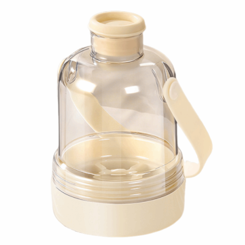 Reusable 2 in 1 Ice Cube Water Bottle 7 Grids Reusable Ice Cube Kettle with Handle Portable Ice Maker Kitchen Tools: Red