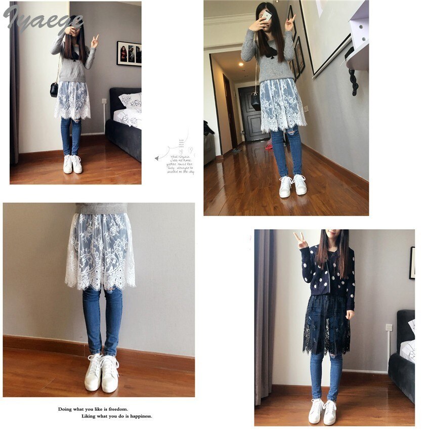 women lady's Lace slim Half Slips body slip mini slips Underskirt tulle pleated womens style