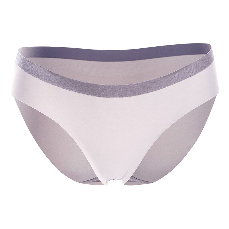 Coloriented Style Fashionable No Trace Of Ice Underwear Comfortable Breathable Ladies Pure Medium Waist Briefs RX230