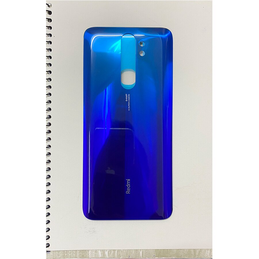 Nowy dla Xiaomi Redmi Note 8 pro pokrywa baterii tylna obudowa szklana obudowa tylna dla Xiaomi Redmi Note 8 tylna pokrywa baterii