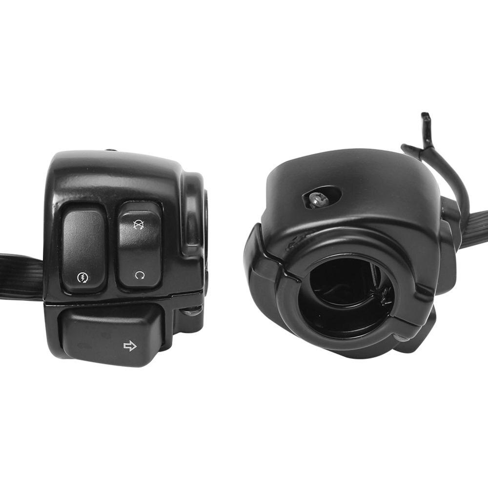 Arnés de cableado para motocicleta Harley XL883 Sportster 883, cubierta de manillar de Control de interruptor de 1 ", color negro