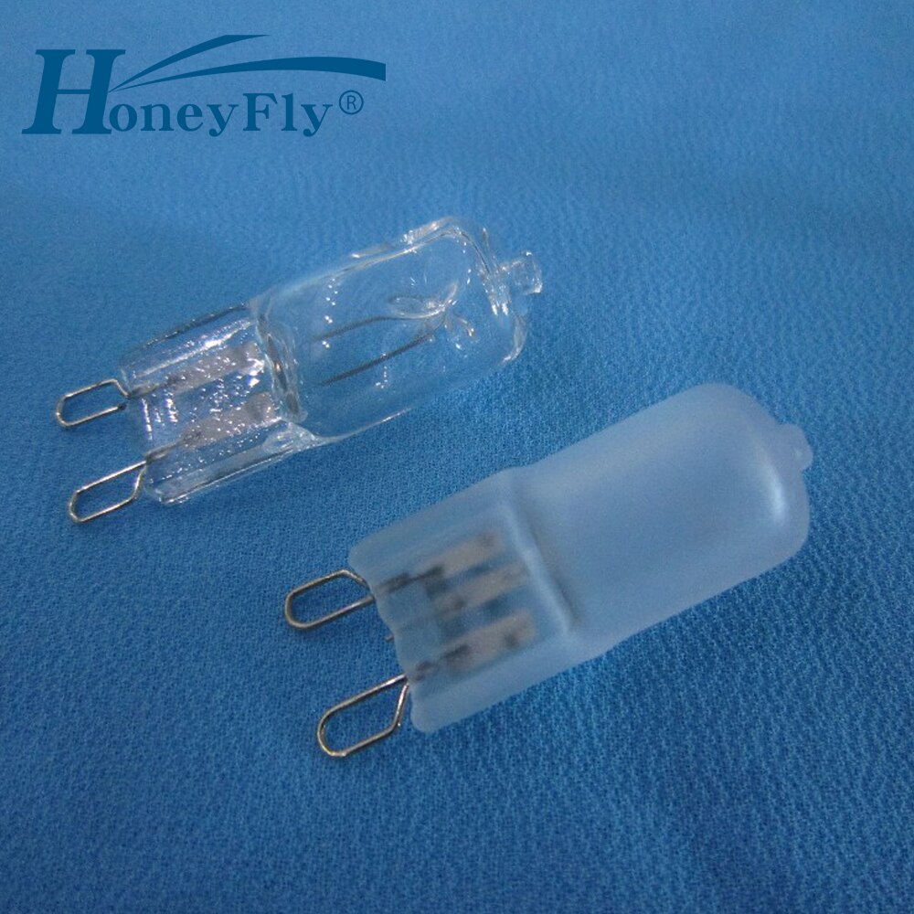 Honeyfly 20Pcs G9 Halogeen Lamp Gloeilamp 220V Capsule Clear Crystal Light 20W 30W 40W halogeen G9 Warm Wit Voor Commerciële