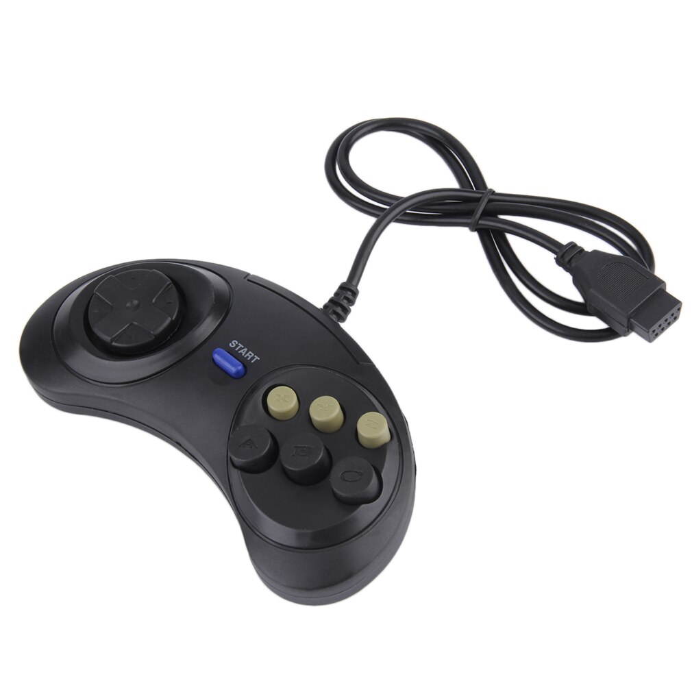 Game Controller Voor Sega Genesis Voor 16 Bit Handvat Controller 6 Knop Gamepad Voor Sega Md Game Accessoires