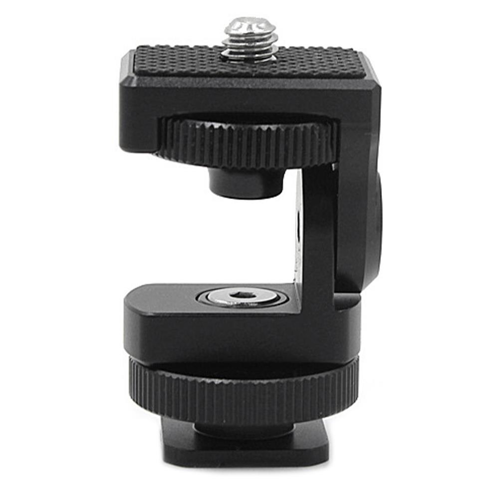 Camera Field Monitor Mount 90° Tilt Mini Ball Head Mount 1/4" Screw Compatible with GoPro Smartphone Recorder