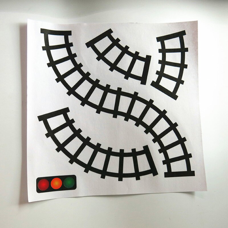 48 mmx 5m jernbane vej papir washi tape bred trafik vej klæbende malertape vej klistermærke til børn legetøj bil leg: 5