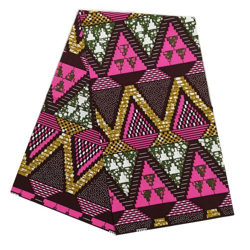White Stripes Soft African Print Fabric Ankara Wax 100% Cotton Nigeria Style NN0809-47: As picture 4