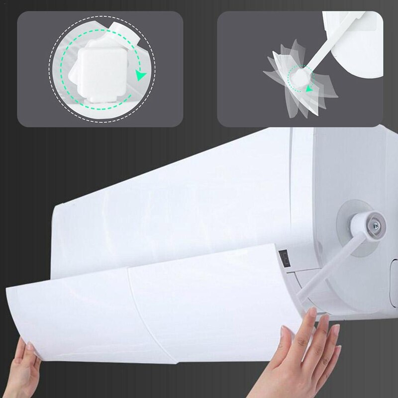 Adjustable Air Conditioner Cover Windshield Air Conditioning Baffle Shield Air Conditioner