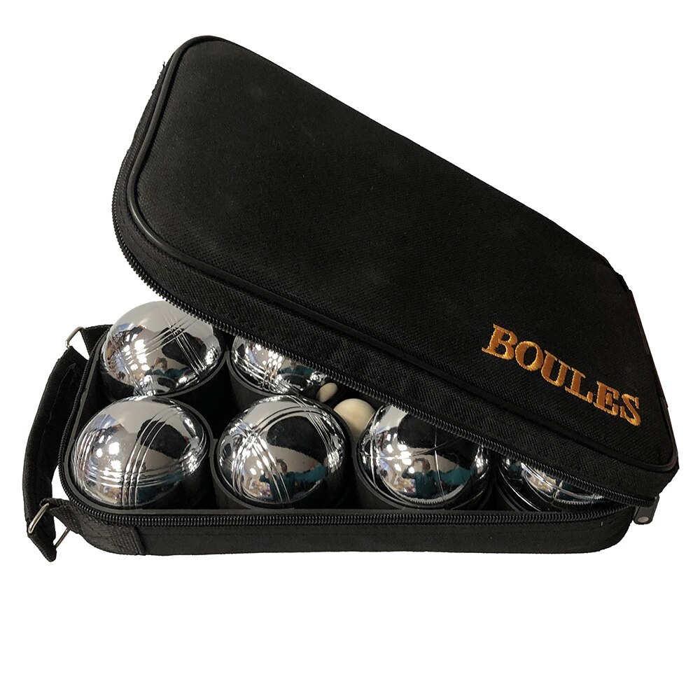 Juego de Petanca 8 Bolas de Metal + bolsa + accesorios Juego Aire Libre Juegos Jardin con Familia y Amigos