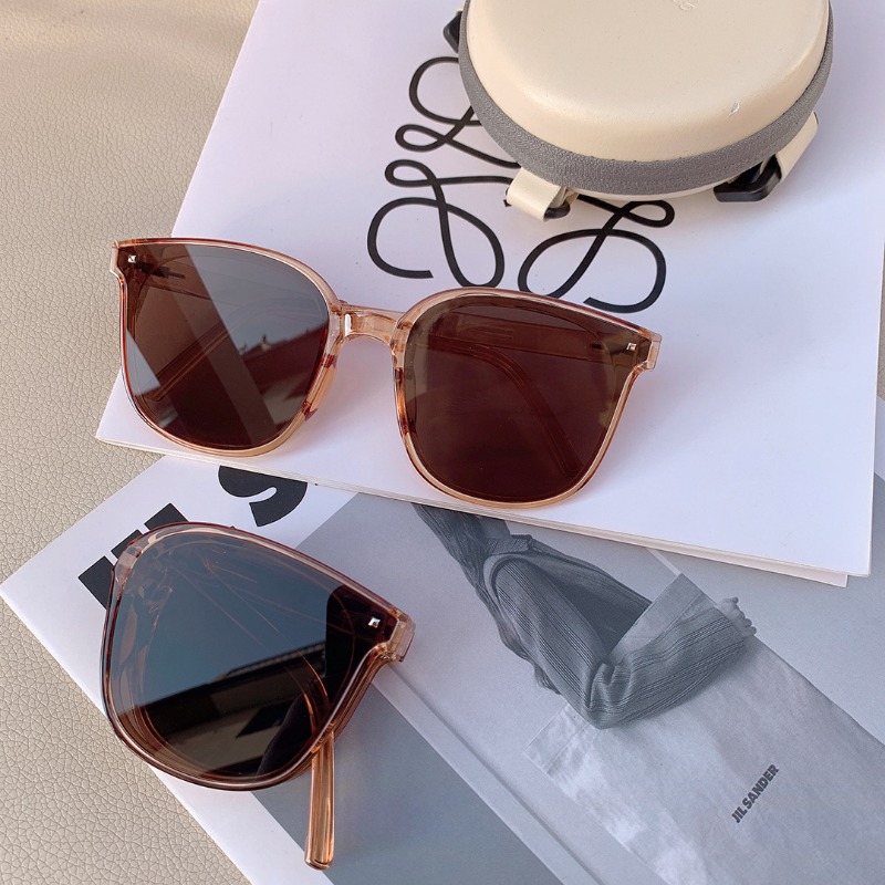 Gafas De Sol cuadradas con montura pequeña para mujer, lentes plegables De De , a la , De viaje, UV400