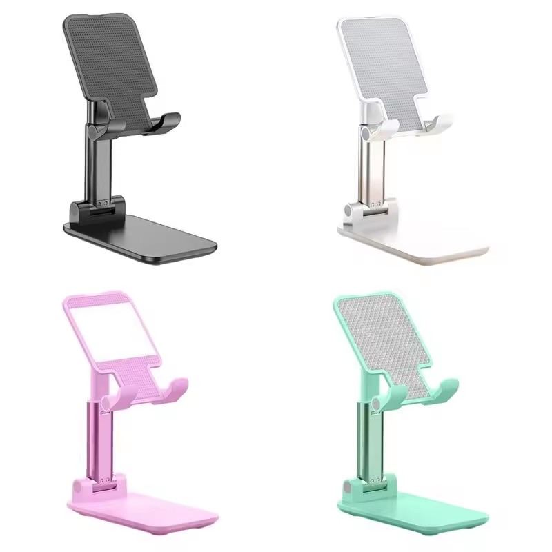 Desk Mobile Phone Holder Stand For iPhone 16 iPad Xiaomi Adjustable Desktop Tablet Holder Universal Table Cell Phone Stand
