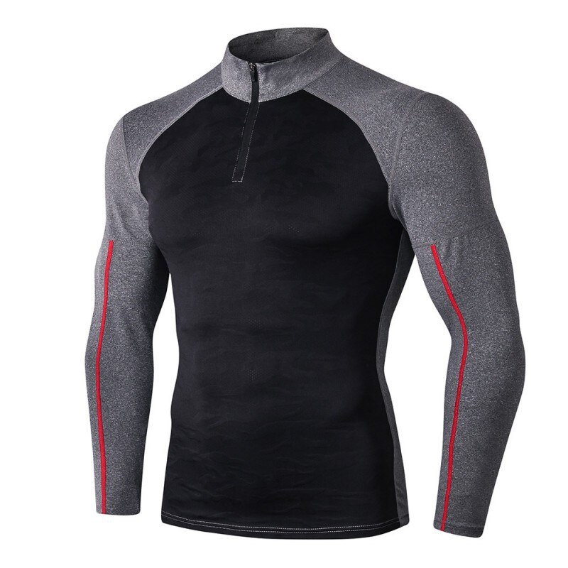 T-shirt de sport à manches longues pour homme