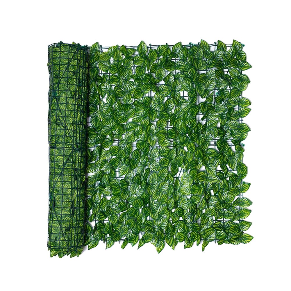 Artificial Leaf Privacy Fence Leaf Screen Hedge Fence Screen Roll Wall Landscaping Outdoor Garden Backyard Balcony Fence 0.5x3M: B-1m