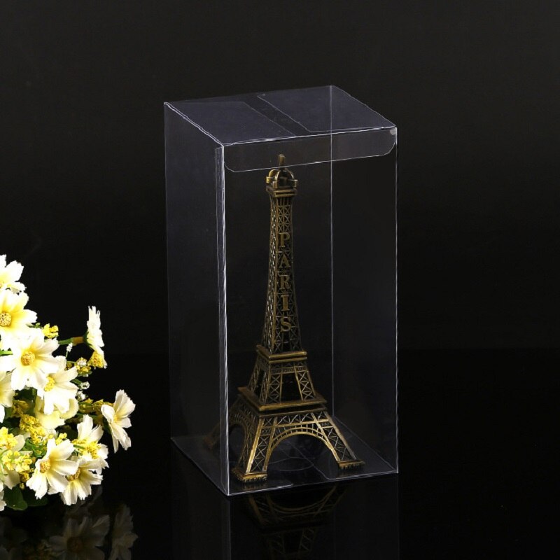 Neue Klar Pvc Boxen transparent Anzeige Kasten Verpackung Hochzeit Weihnachten Favor Schokolade Süssigkeit Apfel Favor Caandy Kasten