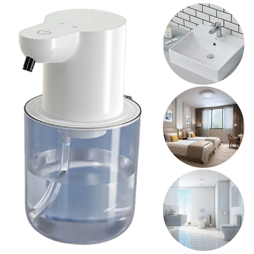 Dispensador automático de jabón de espuma/Gel, 400ml, 4 engranajes, Sensor infrarrojo, dispensador de jabón para platos, IPX5, resistente al agua, accesorios para cocina y baño