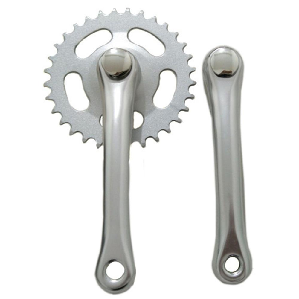 Single speed Crankset MTB Bike 165mm crank platte aluminum alloy chainring chainwheel crank set bike accessories 32T