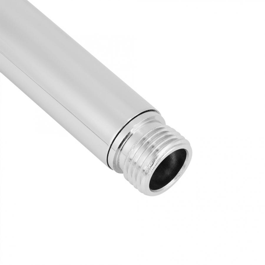 4 inch Stainless Steel Shower Extension Arm Chrome Plating Round Tube Showerhead Arm Bathroom Accessories
