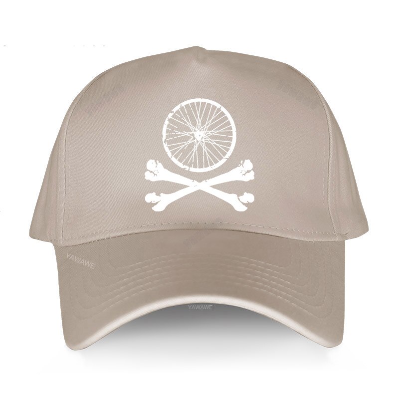 Women yawawe Baseball cap spring summer hats for men Mountain mtb Cycling skull Bicycle downhill bmx Adult cotton hat: beige