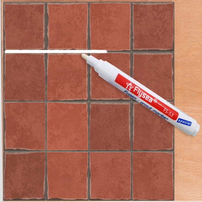 Color Pen White Tile Refill Grout Pen Tile Gap Repair Bathroom Porcelain Filling Waterproof Mouldproof Cleaner Agents Paint