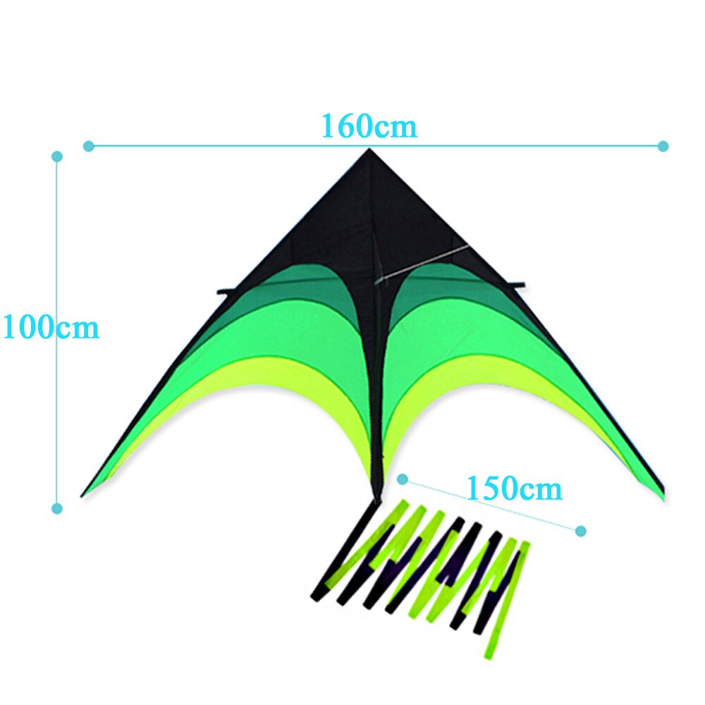 160Cm Super Enorme Kite Enkele Lijn Stunt Vliegers Kite Outdoor Fun Sport Kids Vliegers Volwassenen Speelgoed Educatief Vliegers