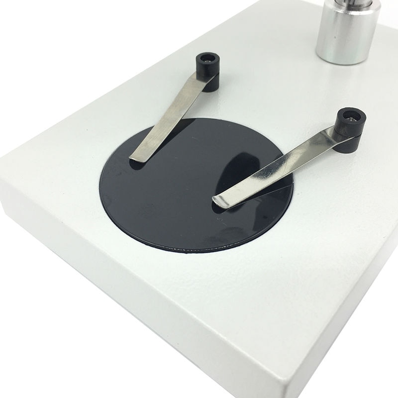 Diameter 95 mm rund plast arbejdsbord plade sort white board mikroskop tilbehør til stereo mikroskop