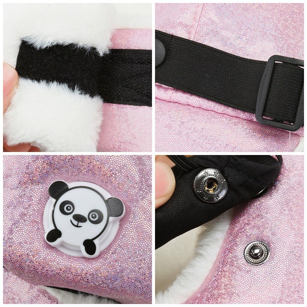 Earflap Pilot Hats and Goggles Trapper Bomber Hat Facemask Cap Bomber Hat with Full Face Ear Flap Children